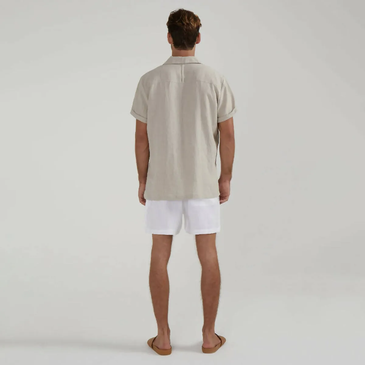 Dimana disco short sleeve linen shirt