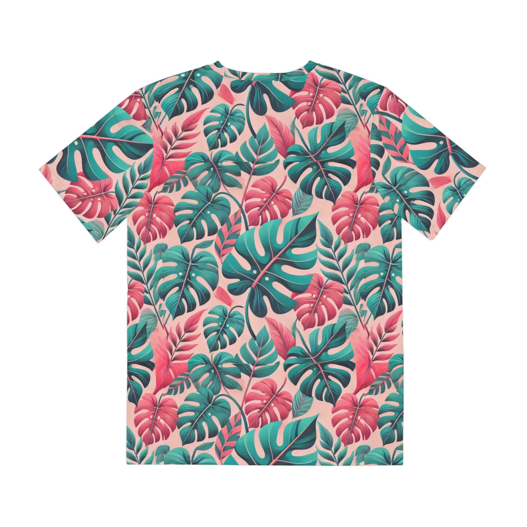 Don't Worry Leaf Print Super Soft Men's Polyester Tee