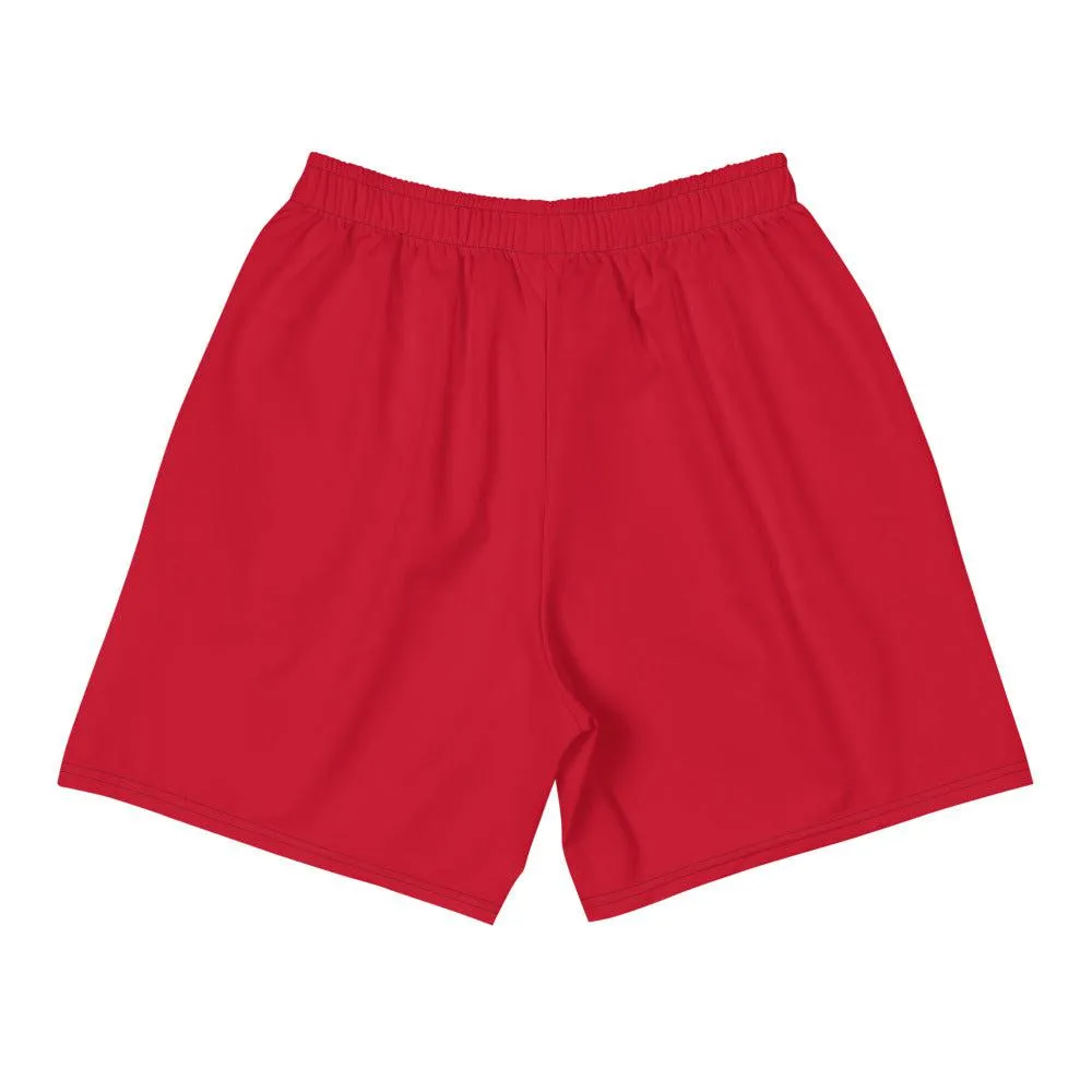 Dynasty Cyberpunk Katakana Active Training Workout Shorts (Red)