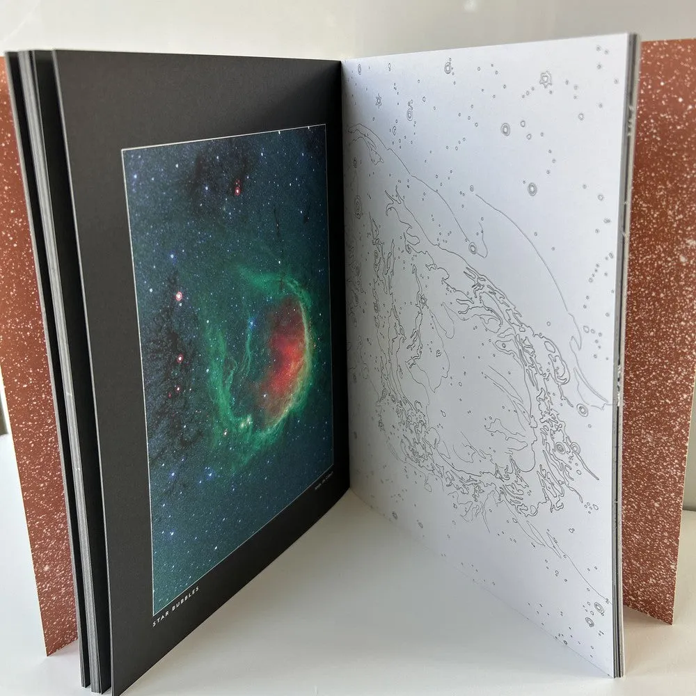 Earth Space Coloring Book