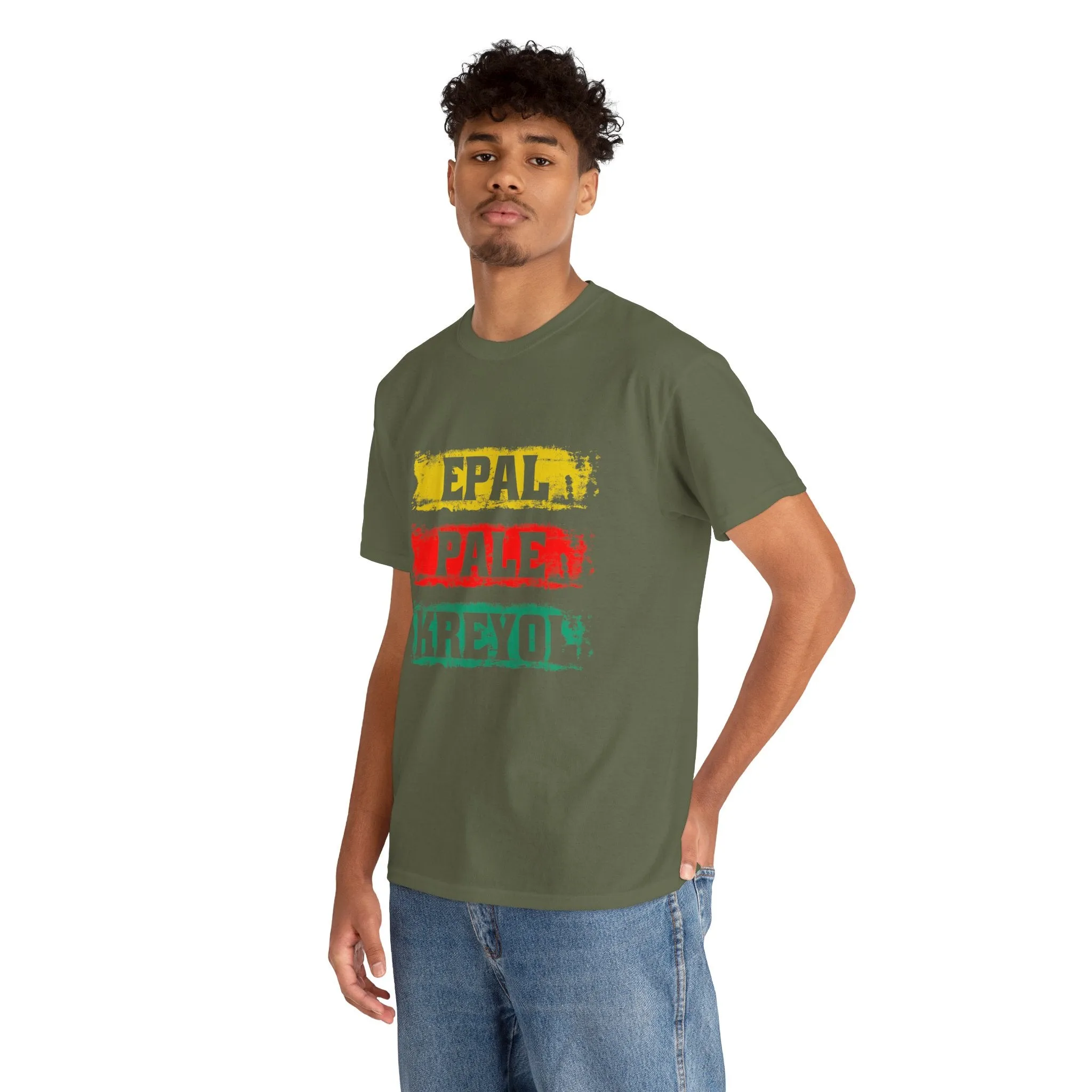 Epal Pale Kreyol T-Shirt Celebrate the Language of Haitian Unity Cultural Pride Apparel Unisex Cotton Comfort Fit Express Delivery available