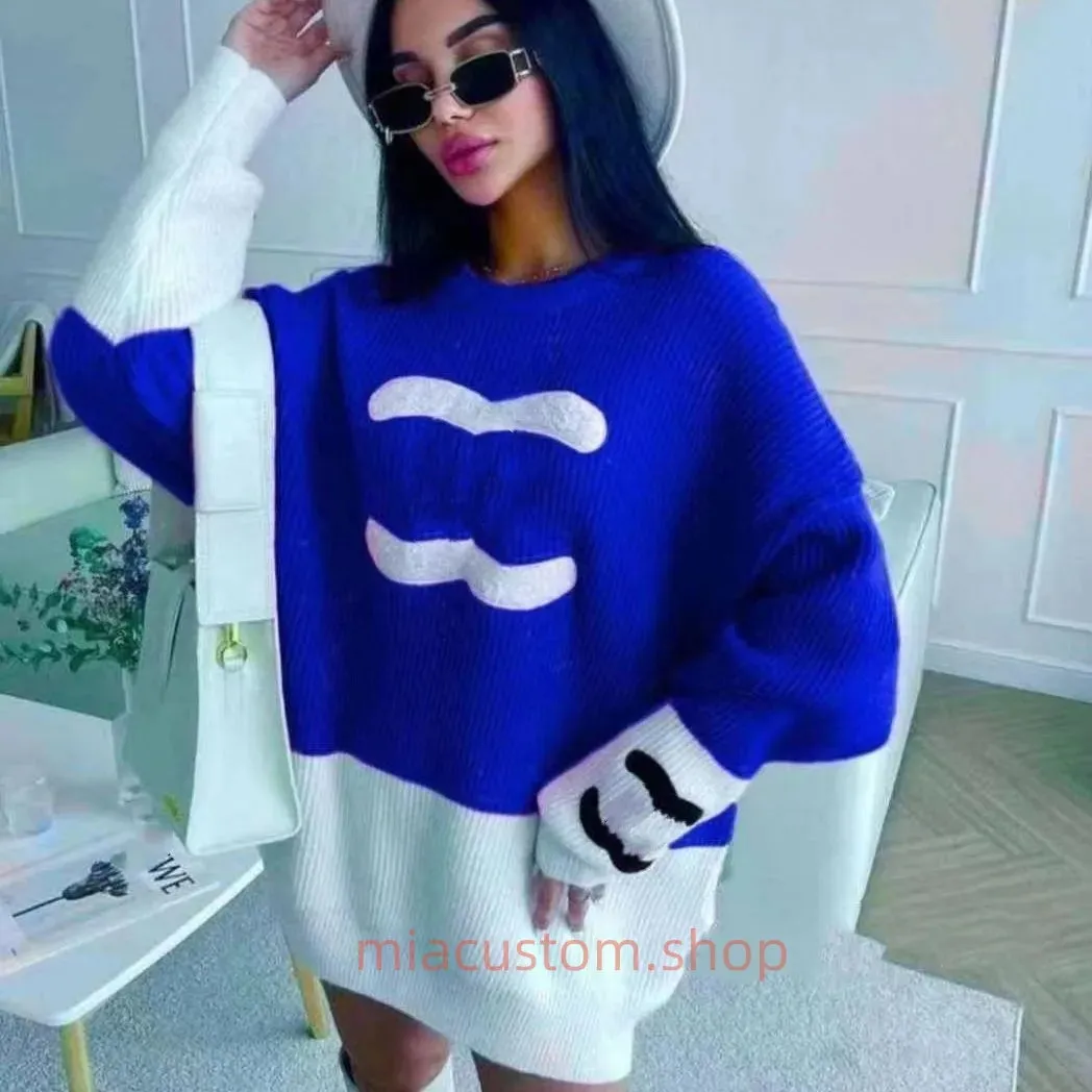 Fashion Designer channel Women's Sweaters wear Heart-shaped V-neck knit vertical alphabet embroidery soft and comfortable base high-quality luxury seiko