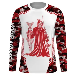 Fish Reaper Camo UPF 30  Men’s Long Sleeve Fishing Shirt, Long sleeve performance Fishing Shirts TTS0129