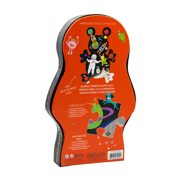 Floss & Rock Space 20pc Space Jigsaw with Shaped Box