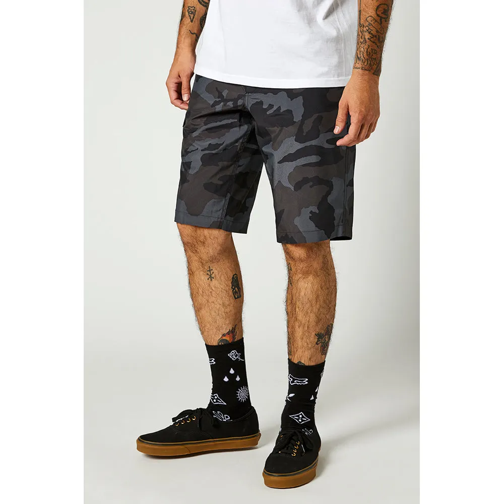 FOX ESSEX TECH PRINT SHORTS [BLACK CAMO]