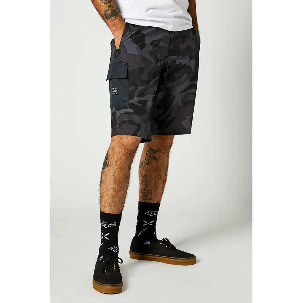 FOX ESSEX TECH PRINT SHORTS [BLACK CAMO]
