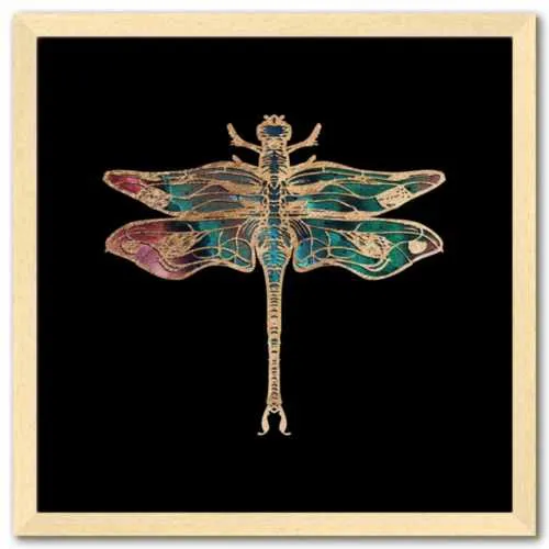 Galactic Dragonfly Fine Art Print by Aimee Schreiber