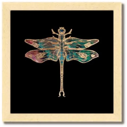 Galactic Dragonfly Fine Art Print by Aimee Schreiber