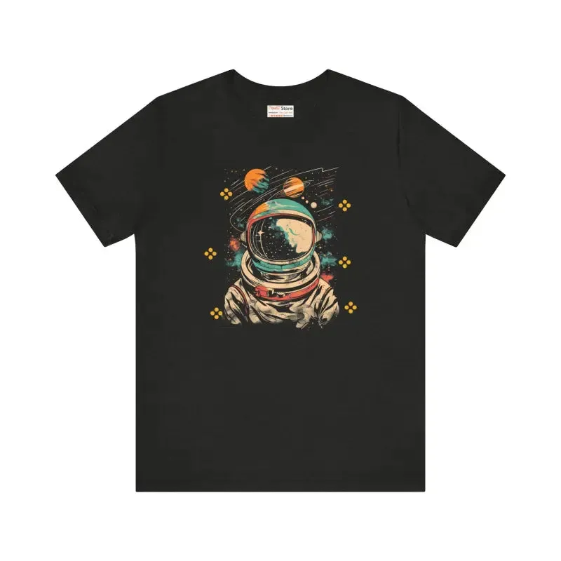 Galaxy Unisex Jersey Short Sleeve Astronaut Tee