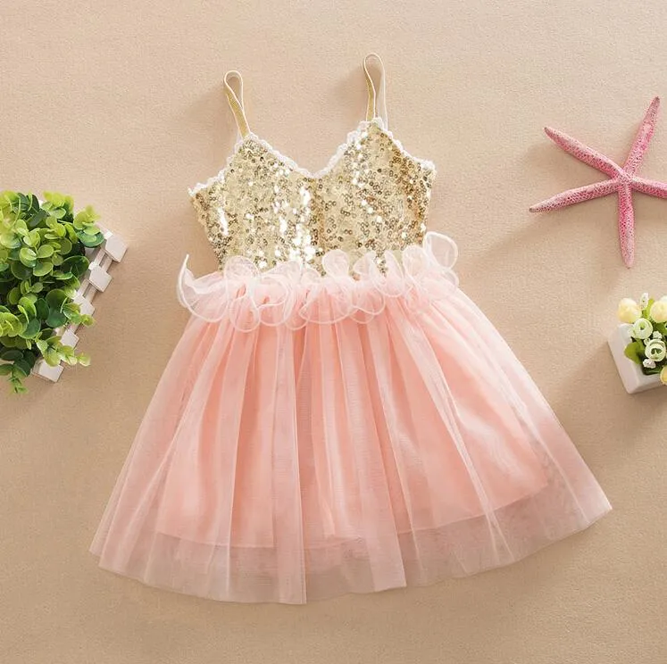 Girls Sequin Party Dress