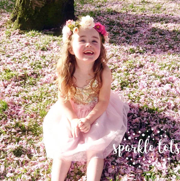 Girls Sequin Party Dress