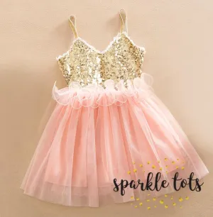 Girls Sequin Party Dress