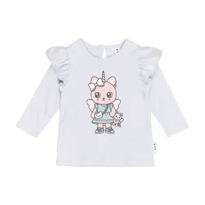 Glitter Caticorn Frill Top Frozen