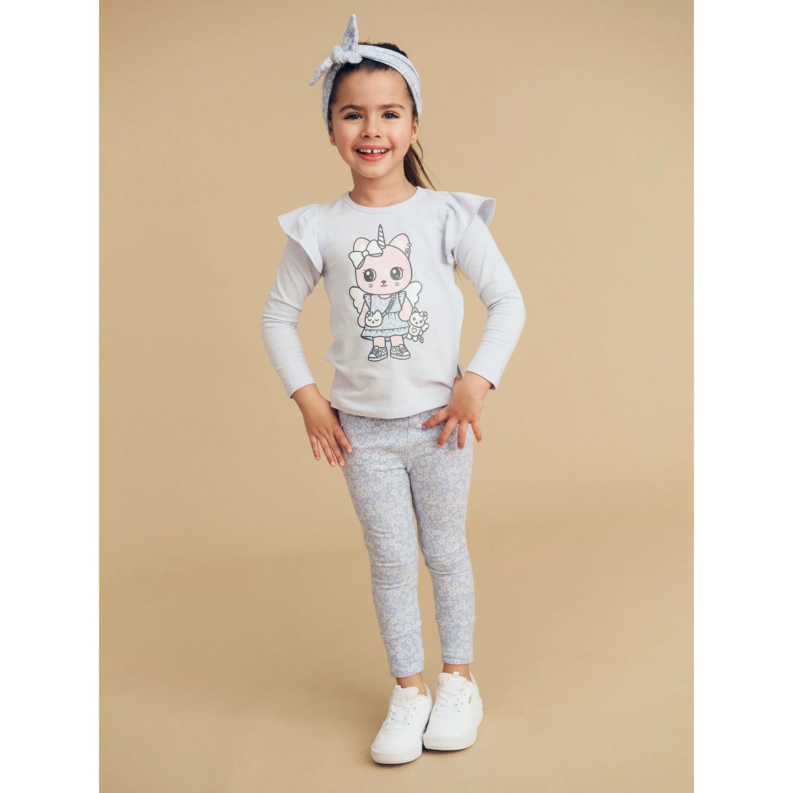 Glitter Caticorn Frill Top Frozen