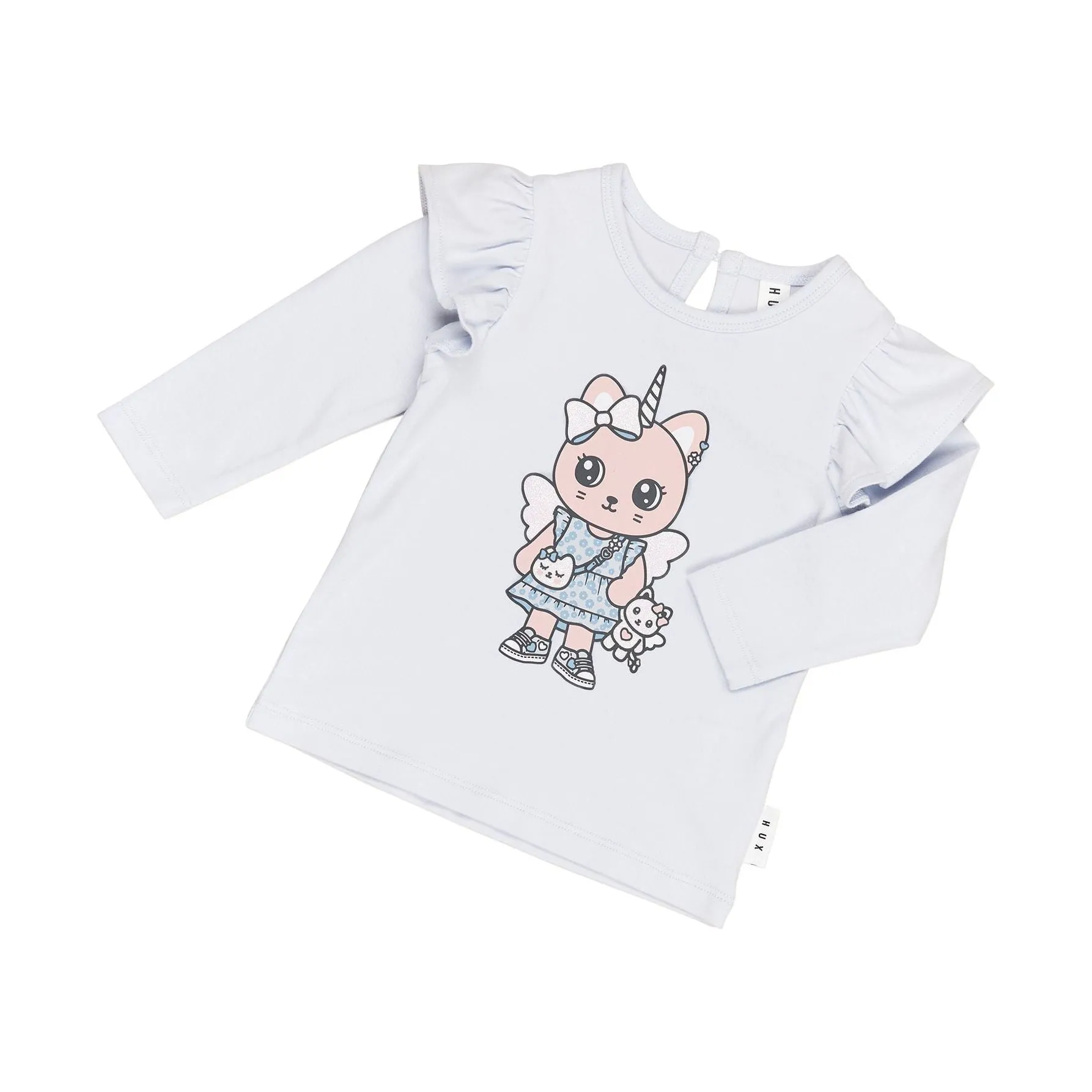 Glitter Caticorn Frill Top Frozen