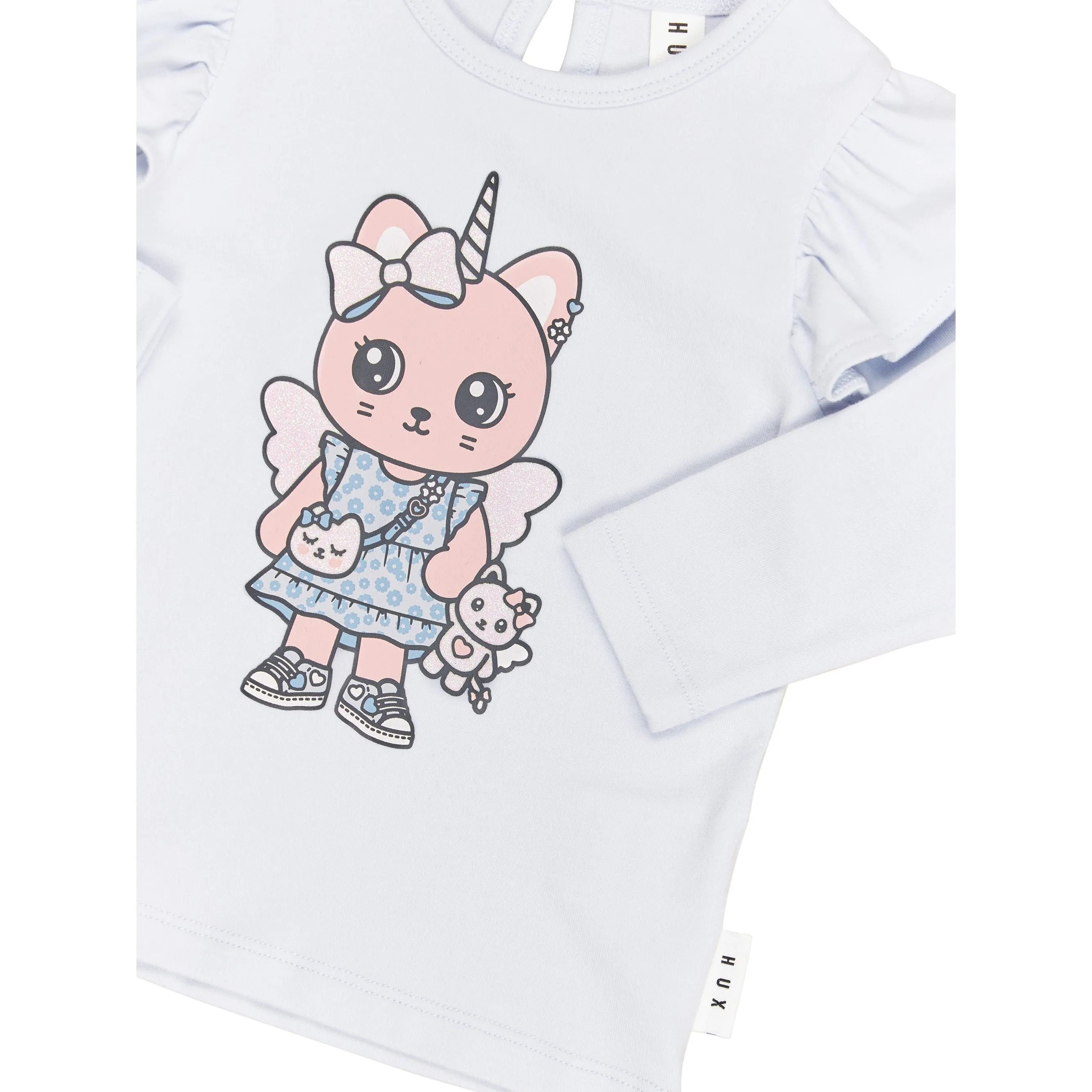 Glitter Caticorn Frill Top Frozen