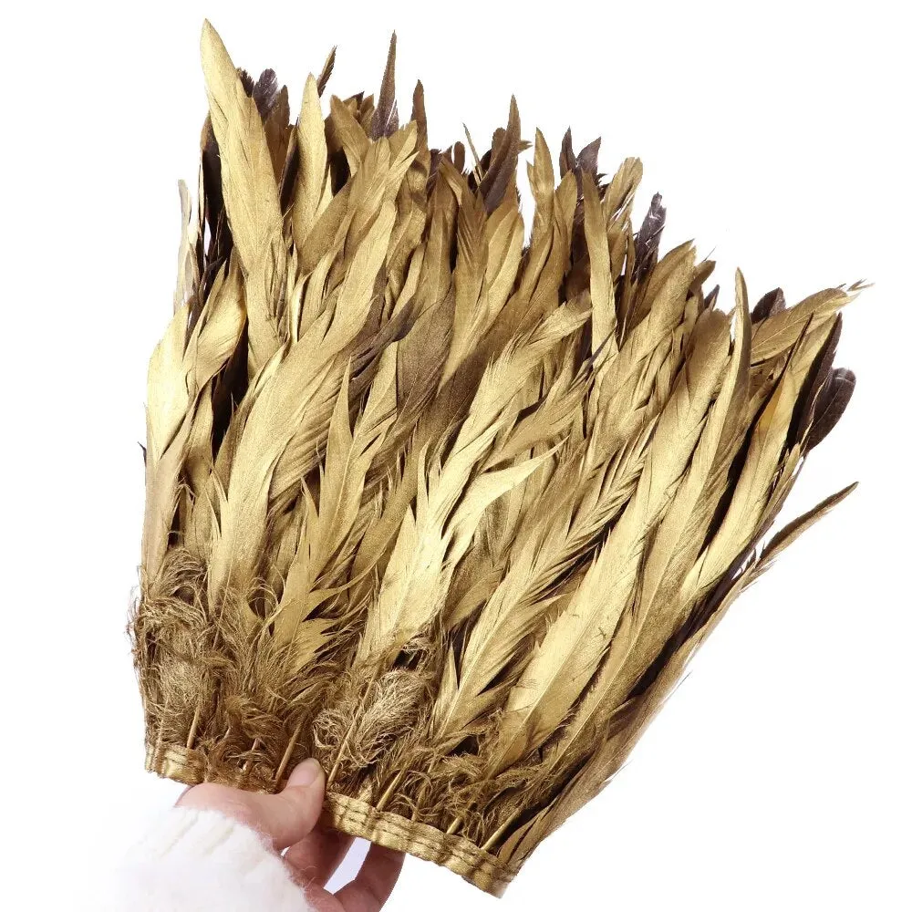 Gold Silver Rooster Tail