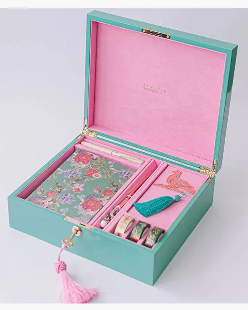 GOOD JUJU INK | Lacquer Keepsake Stationary Set | Bird Menagerie Illumination