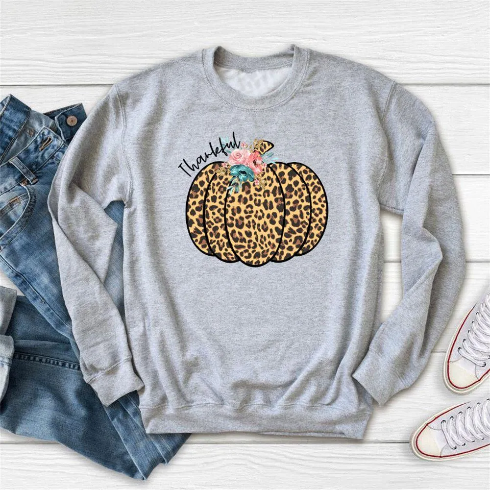 Graphic long Sleeve Shirts Thankful