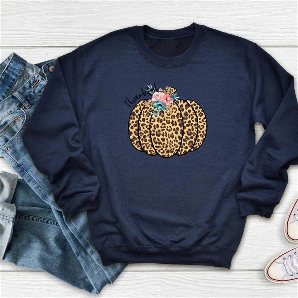 Graphic long Sleeve Shirts Thankful