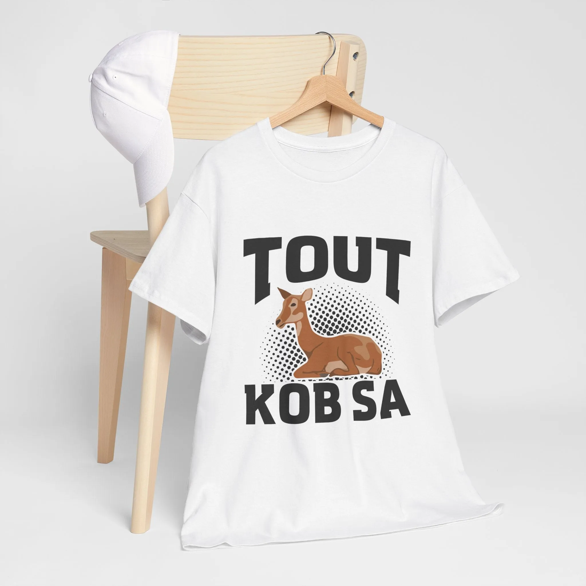 Haitian Humor T-Shirt Tout Kob Sa Design Premium Ethically Made Tee Unisex Cotton Comfort Fit