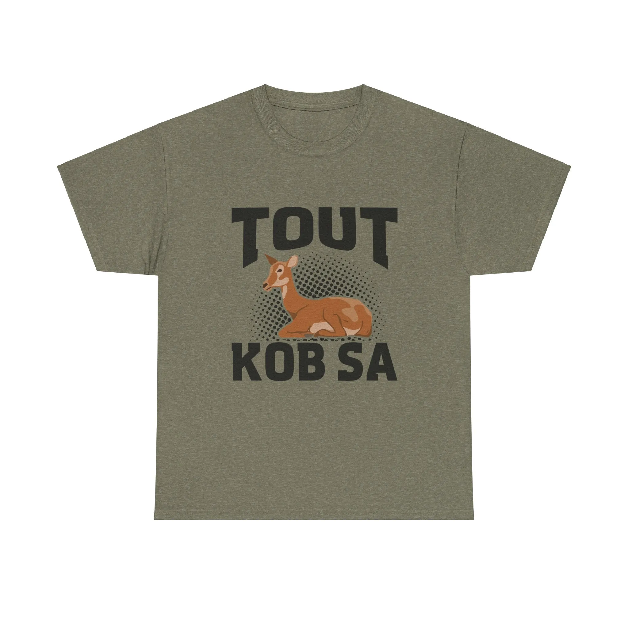 Haitian Humor T-Shirt Tout Kob Sa Design Premium Ethically Made Tee Unisex Cotton Comfort Fit
