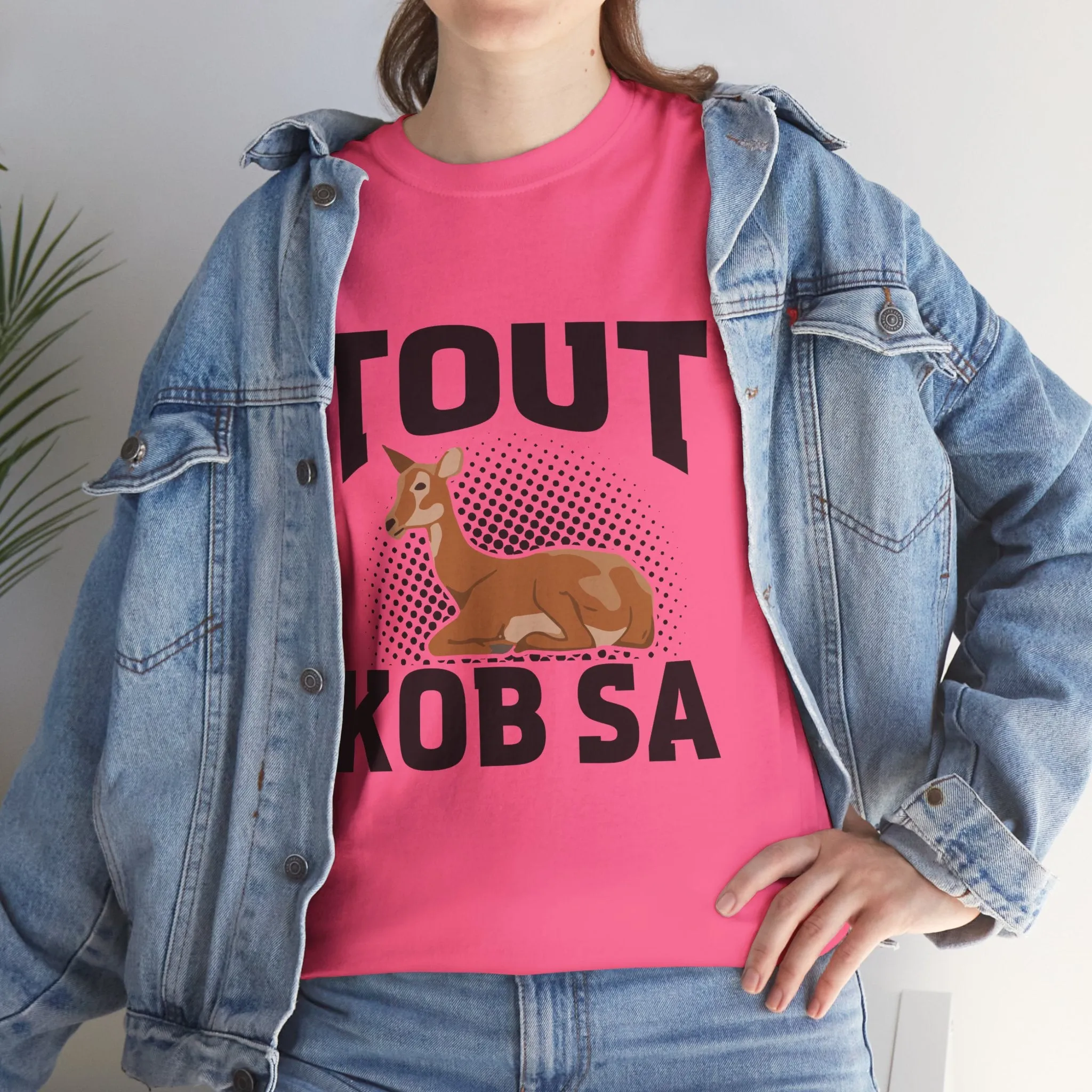 Haitian Humor T-Shirt Tout Kob Sa Design Premium Ethically Made Tee Unisex Cotton Comfort Fit