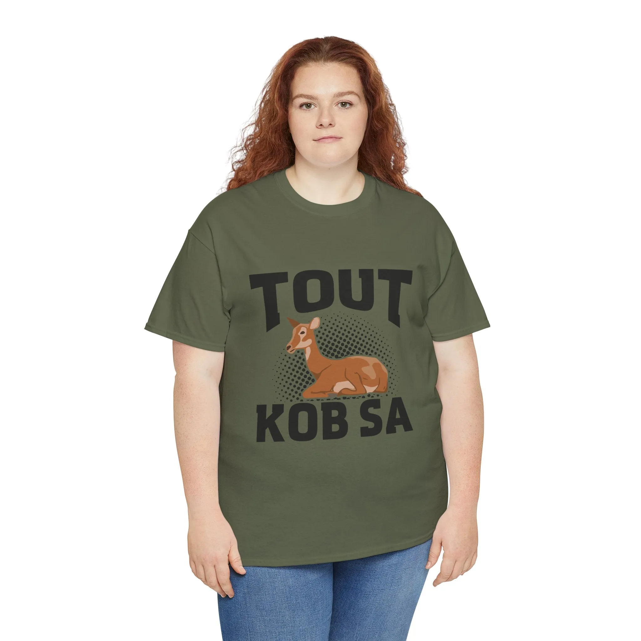Haitian Humor T-Shirt Tout Kob Sa Design Premium Ethically Made Tee Unisex Cotton Comfort Fit