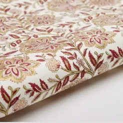 Hand Block Printed Wrapping Paper, Festive