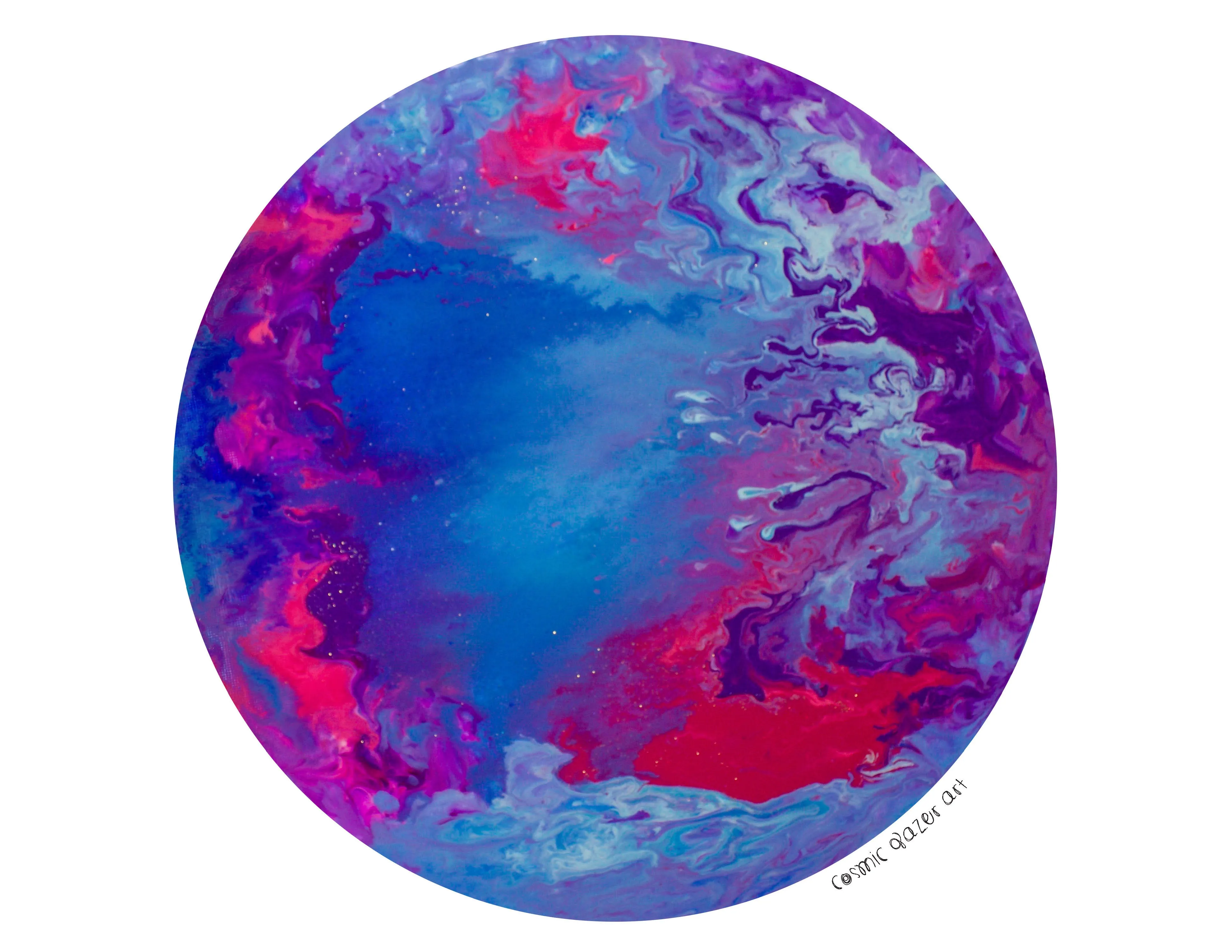 Heart Pour Planet Print