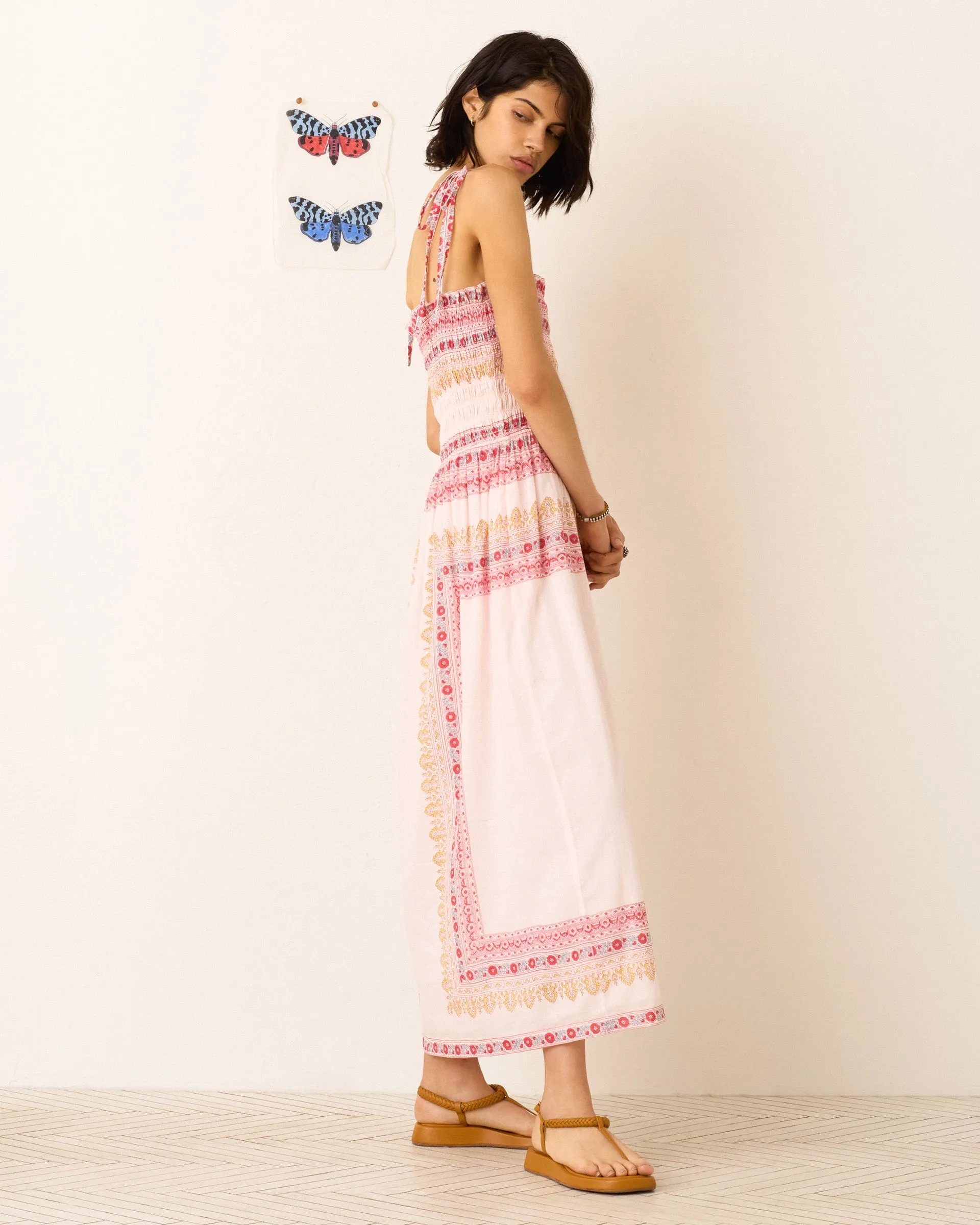 Kaia Blush Tile Dress