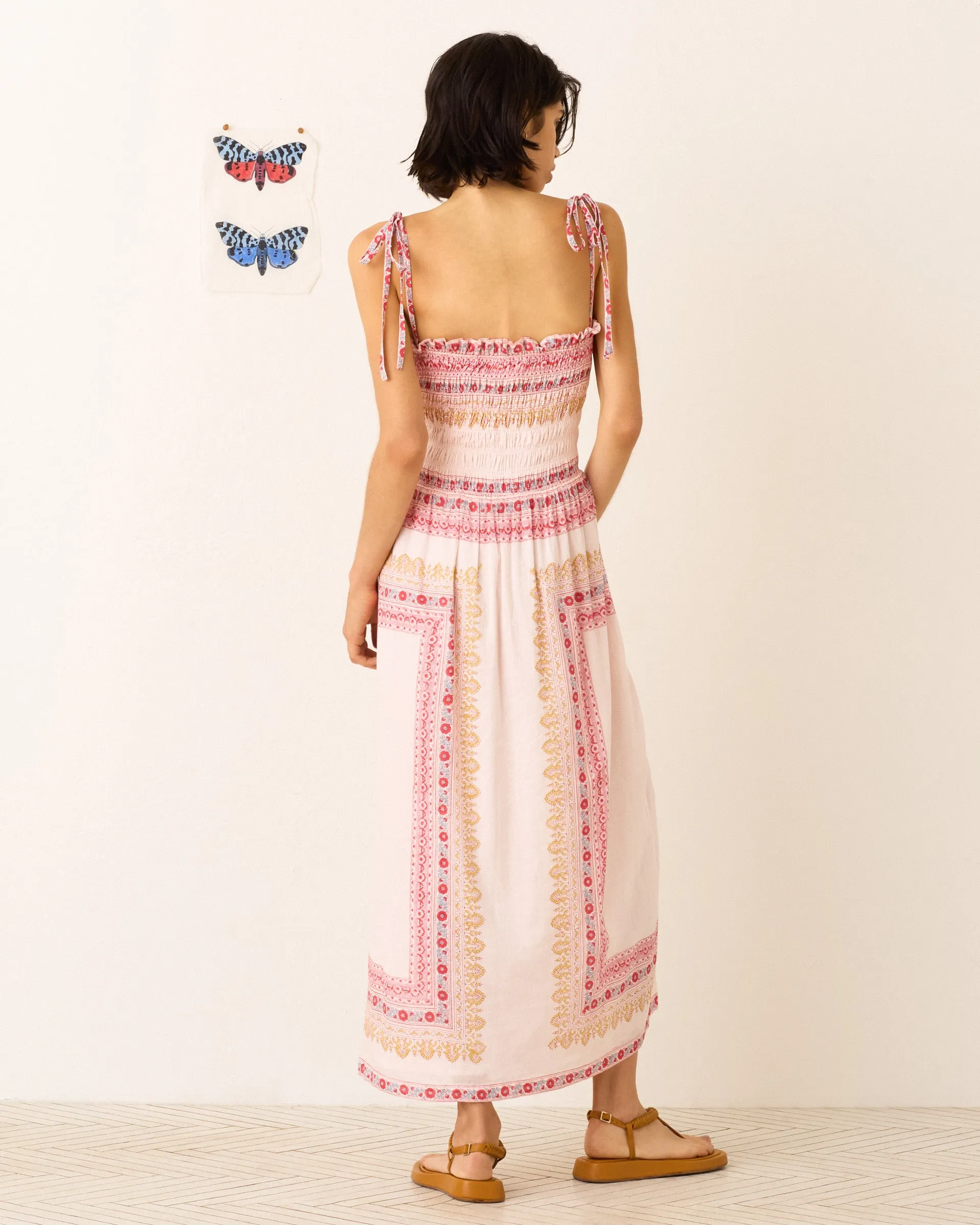 Kaia Blush Tile Dress