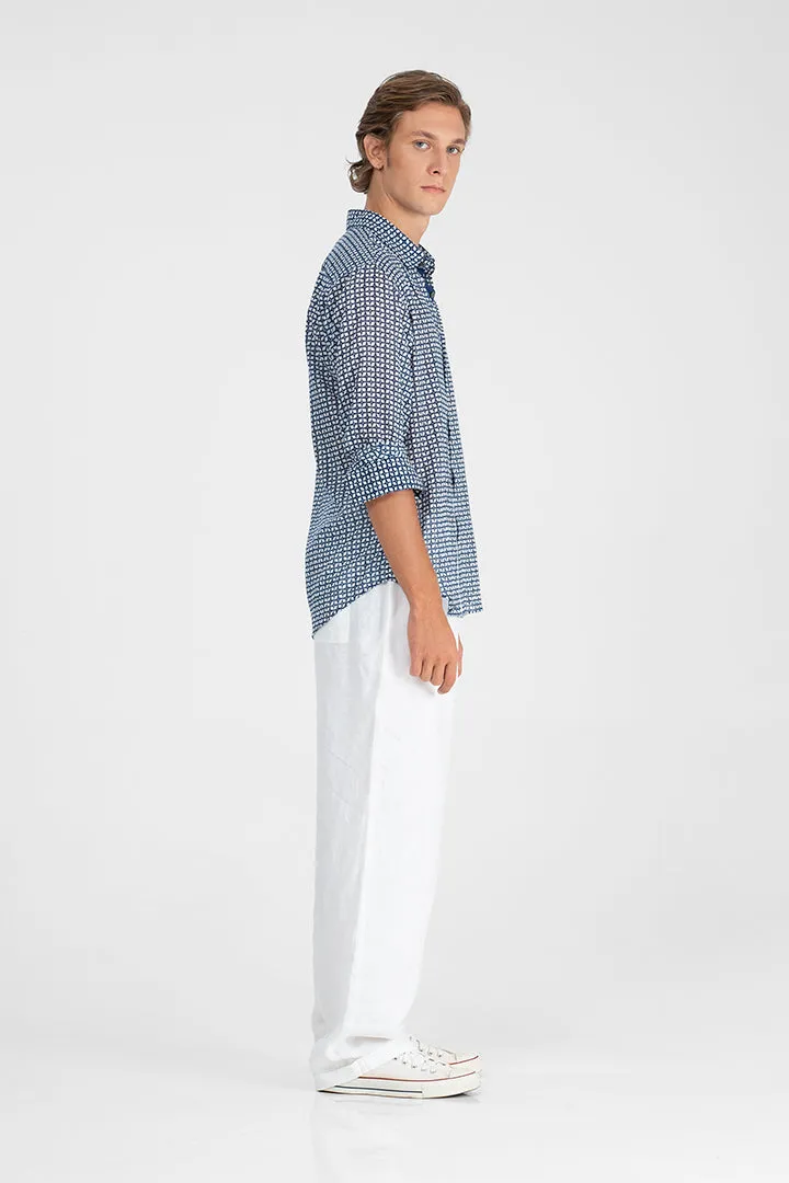 Kolten - Windmill print long sleeves shirt