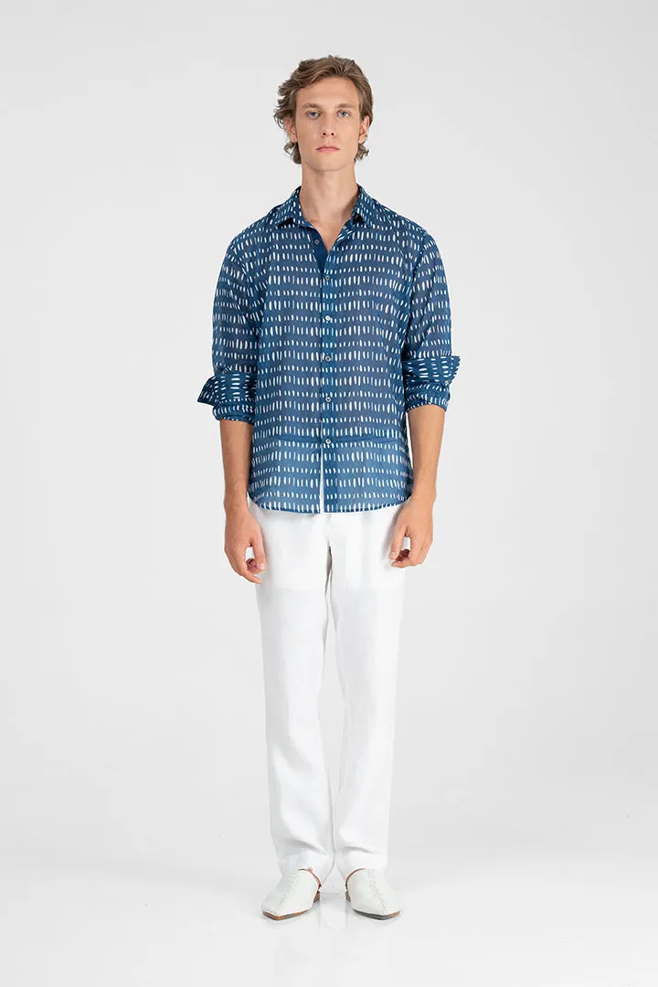 Kooper - Drops print long sleeves shirt