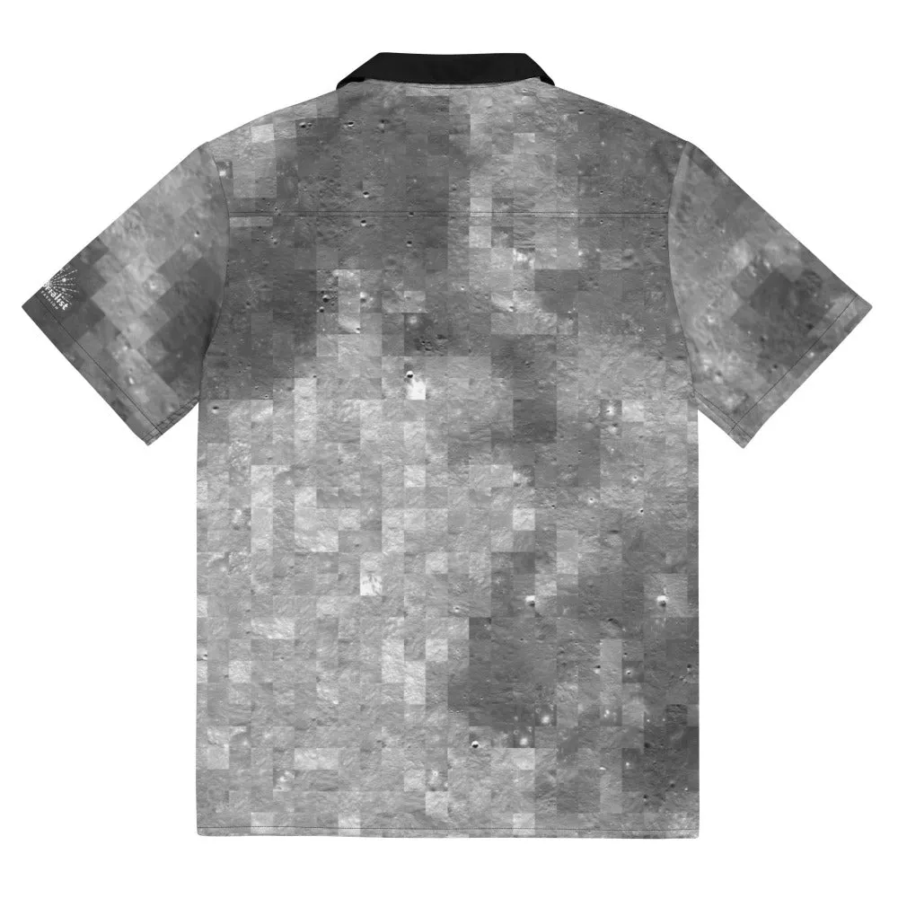 LRO Moon Mosaic Button Shirt