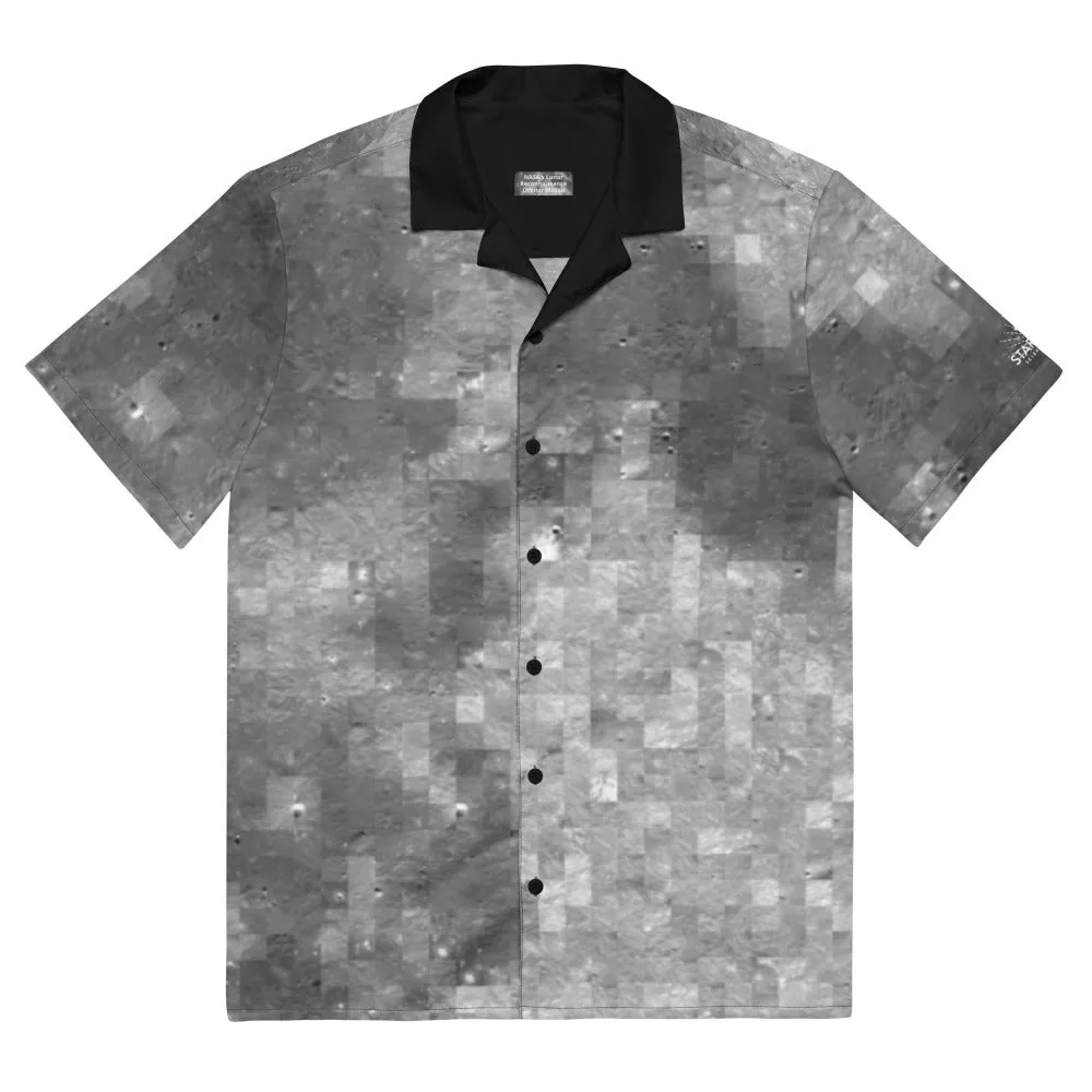 LRO Moon Mosaic Button Shirt