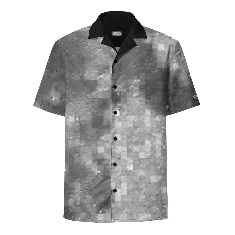LRO Moon Mosaic Button Shirt