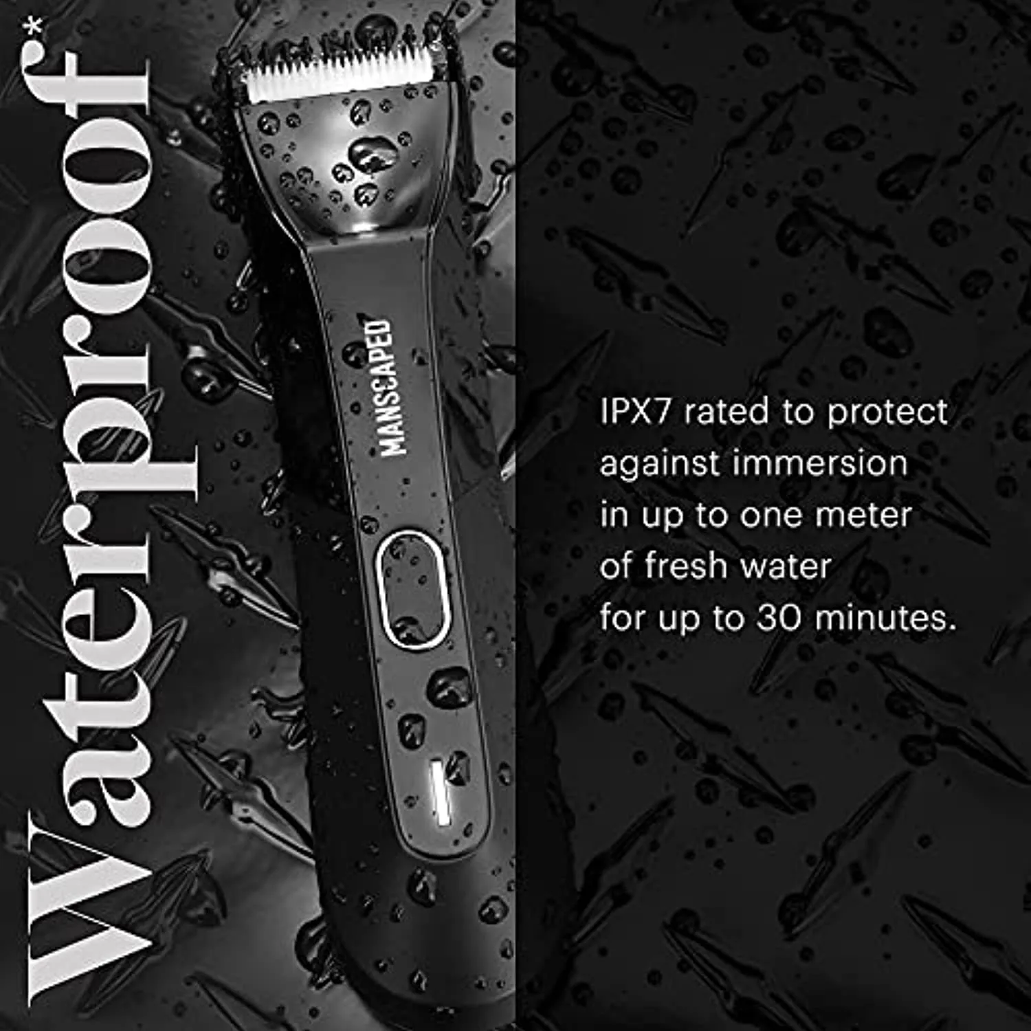MANSCAPED™ Nuts and Bolts 4.0, Men's Grooming Kit, Includes The Lawn Mower™ 4.0 Ergonomically Designed Powerful Waterproof Trimmer, The Crop Preserver™ Ball Deodorant and Disposable Shaving Mats
