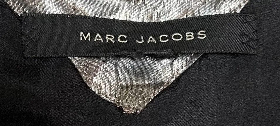 Marc Jacobs Silver Lamé 20s Inspired Dress
