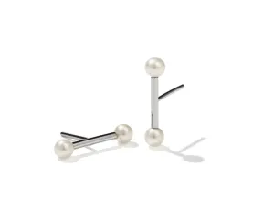 Meadowlark Lunar Barbell Stud Earrings