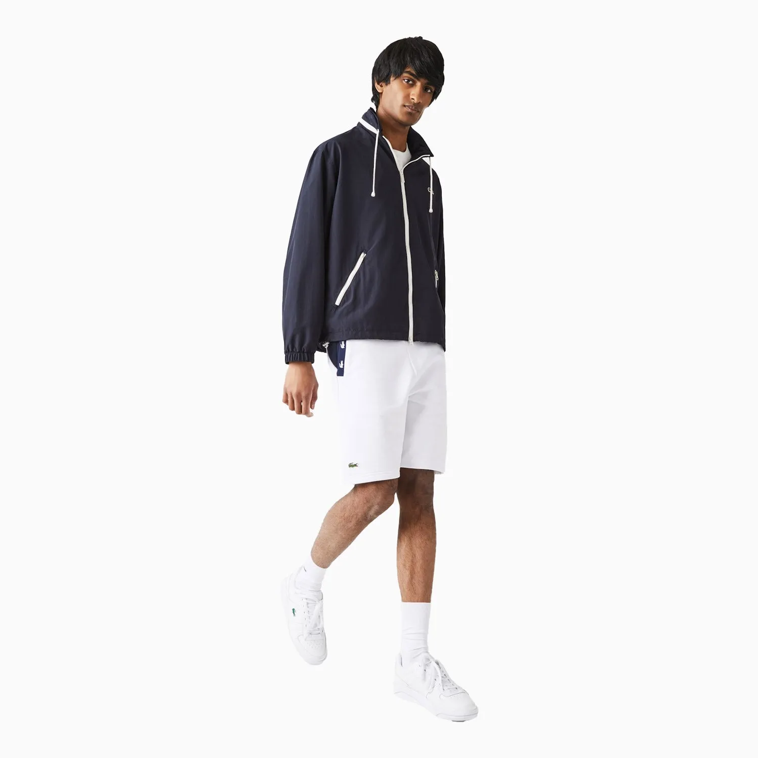Men's Contrast Accents Fleece Shorts