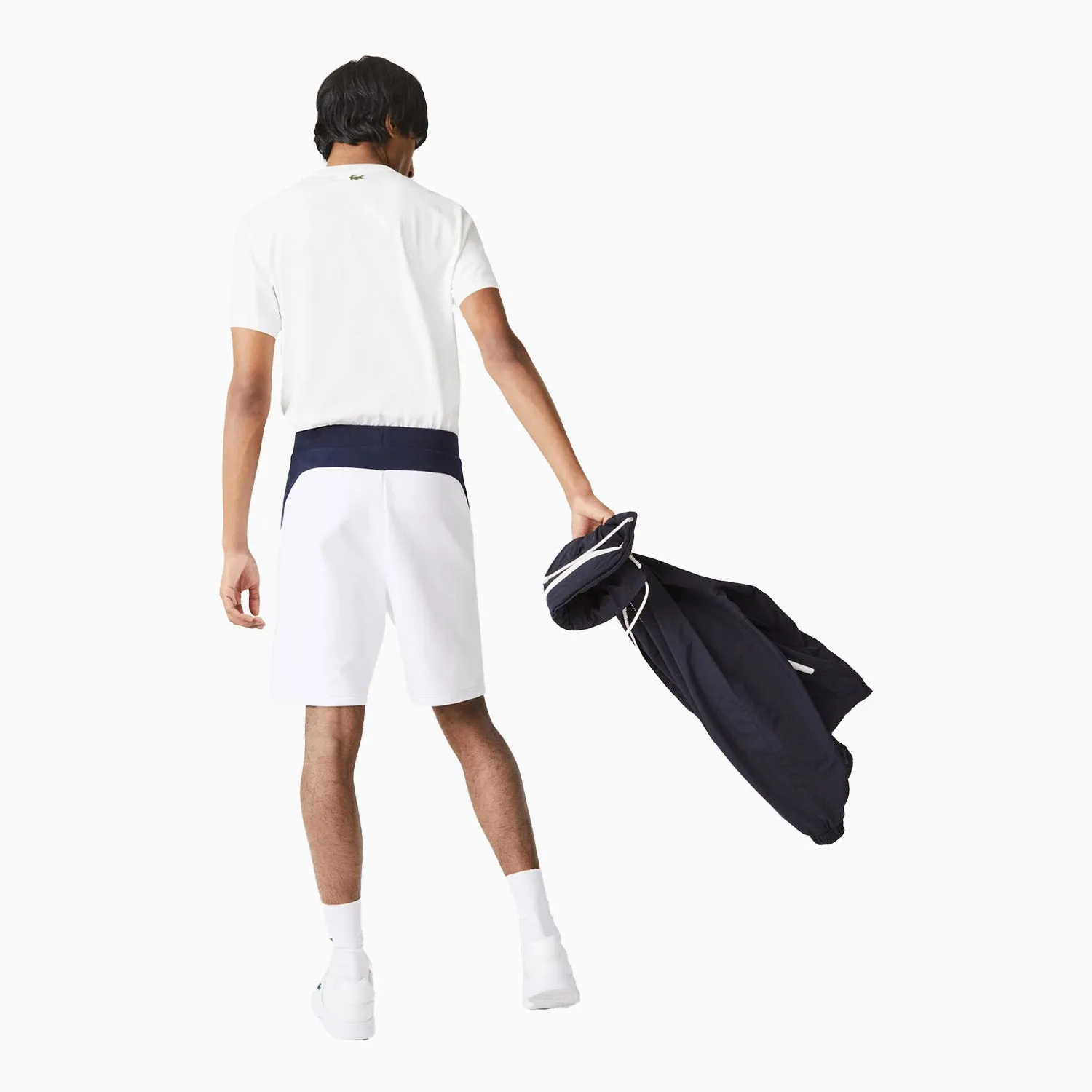 Men's Contrast Accents Fleece Shorts