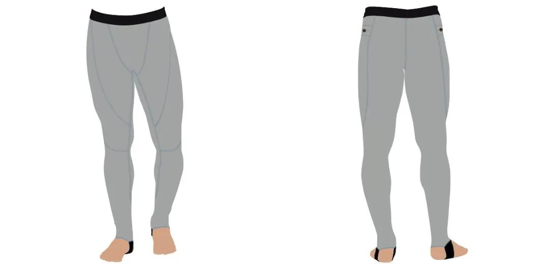 Men's Custom Snorkel Stirrup Swim Legging