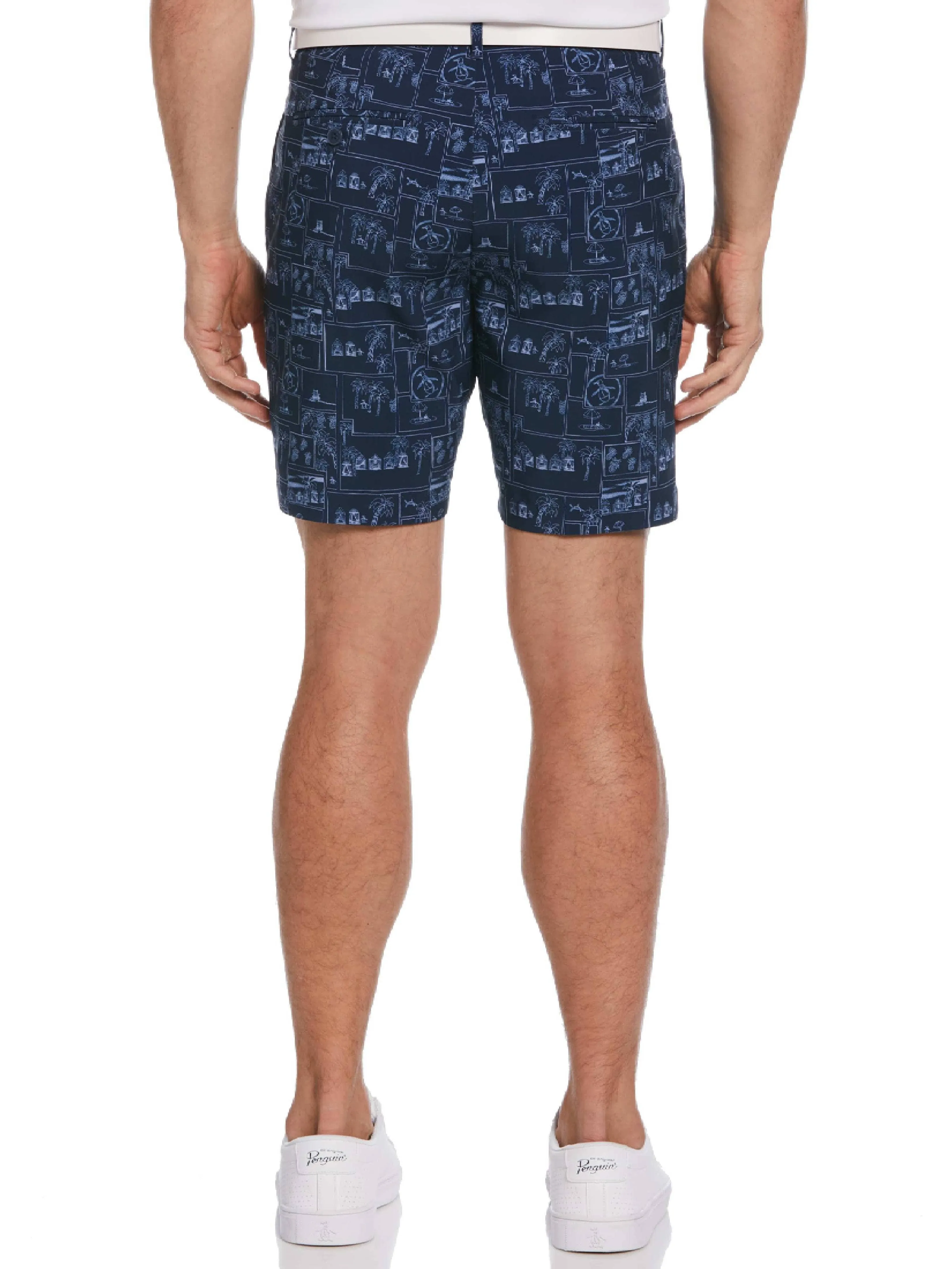 Men's Heritage Beach Club Print 8" Golf Shorts