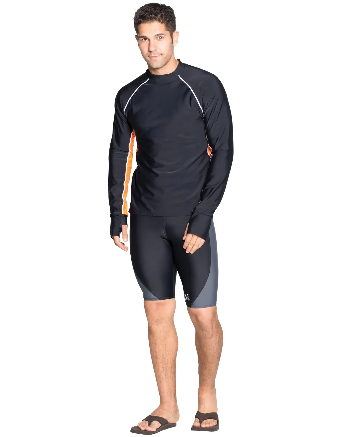 Men's Snorkel Jammer Swim Short - Black / Gray
