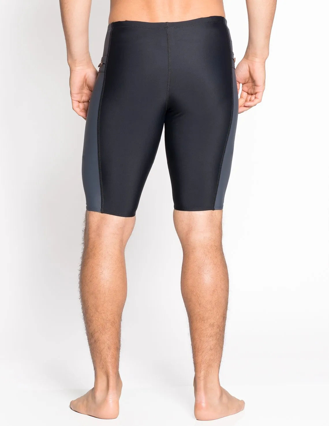 Men's Snorkel Jammer Swim Short - Black / Gray