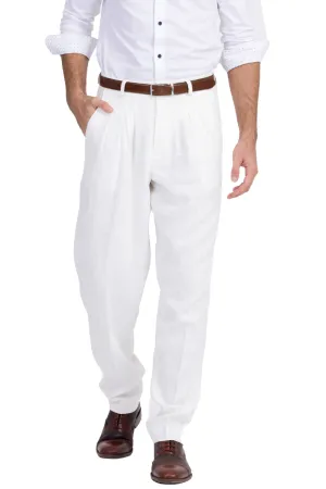 Men's Tango Pants With Three Pleats And Back Pockets