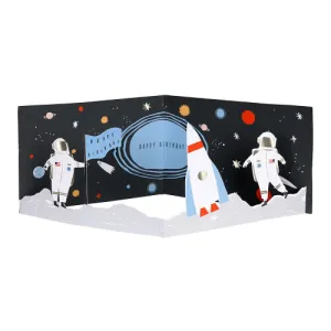 Meri Meri Space 3D Scene Birthday Card