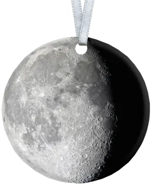 Moon 4 inch ornament