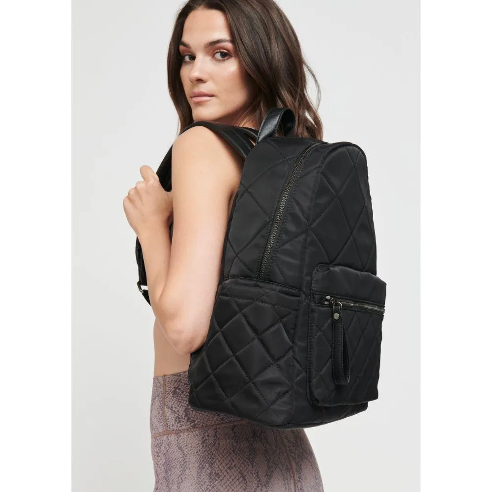 Motivator Water Repellent Backpack - Black